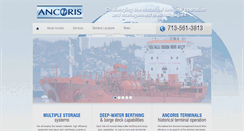 Desktop Screenshot of ancoristerminals.com