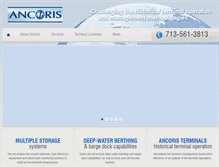 Tablet Screenshot of ancoristerminals.com